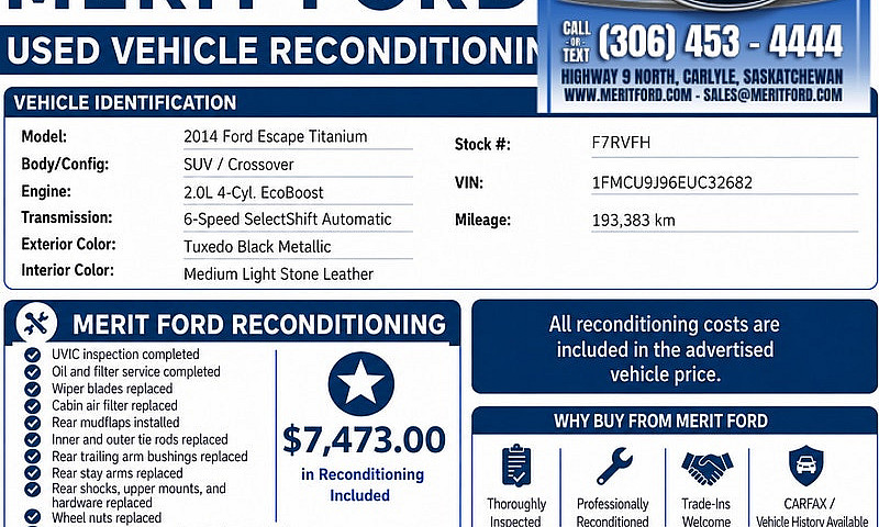 2014 Ford Escape Tit...