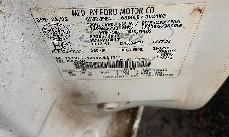 2005 Ford F150 & Lon...