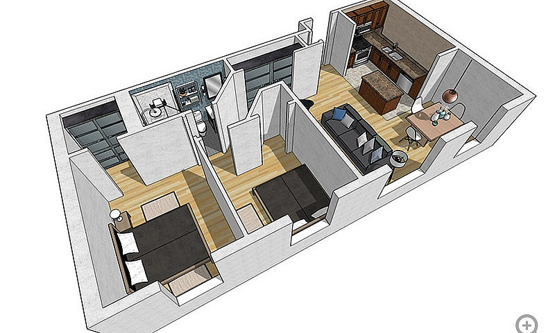2 Bdrm Suite With Ba...
