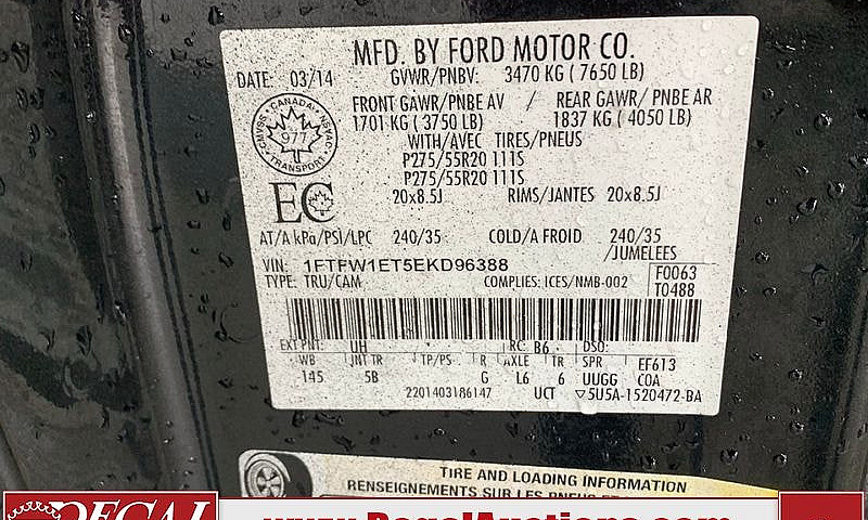 2014 Ford F-150 Fx4...