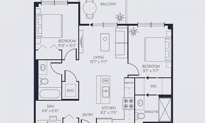 Suite A3 - 2.5 Bed/2...