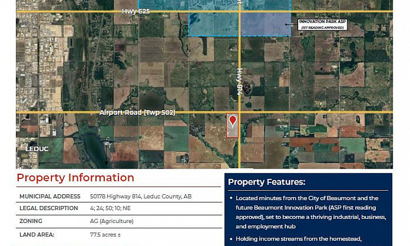 77.5 Acres Agricultu...