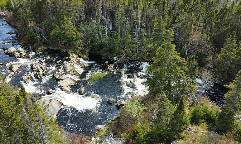Land And Waterfall F...