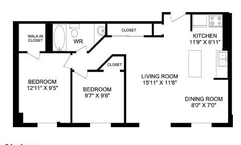 2 Bdrm Suite With Ba...