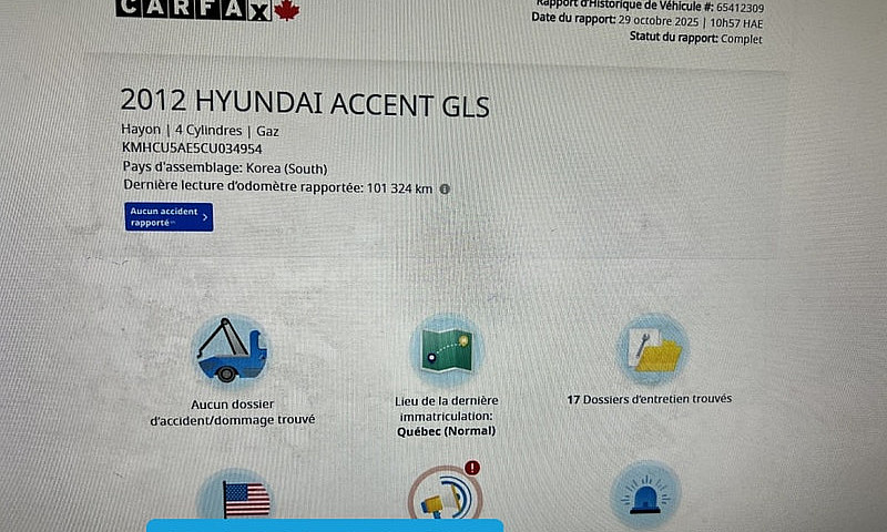 2012 Hyundai Accent ...
