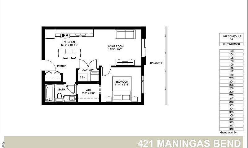 One Bedroom Unit- Br...