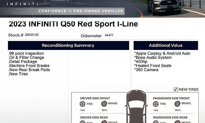 2023 Infiniti Q50 Re...