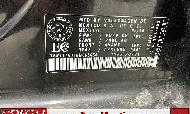 2016 Volkswagen Golf...