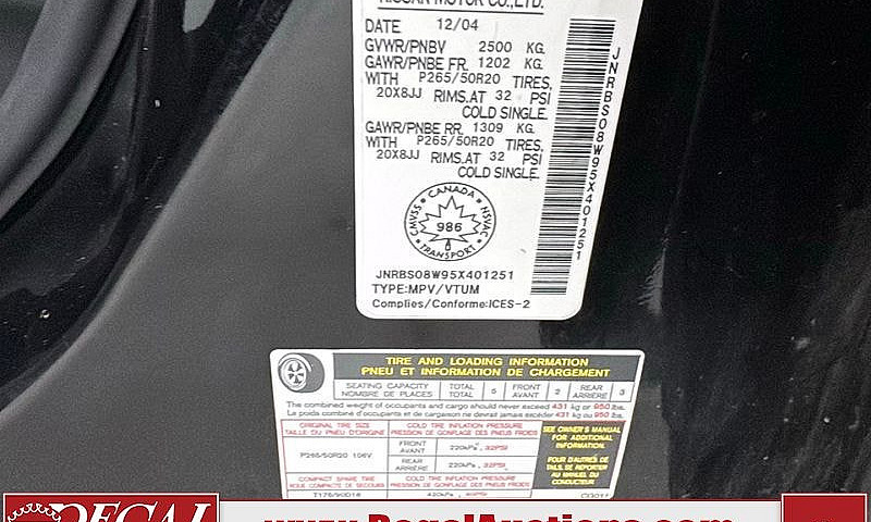 2005 Infiniti Fx45...