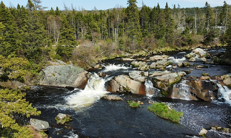 Land And Waterfall F...