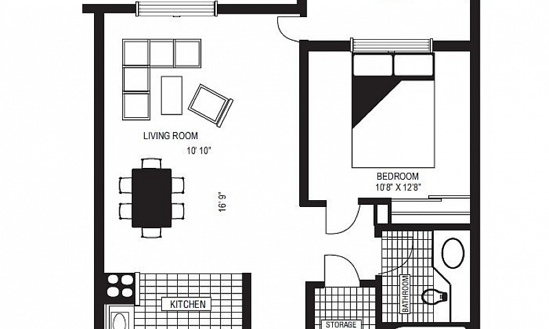 1 Bedroom Apartments...