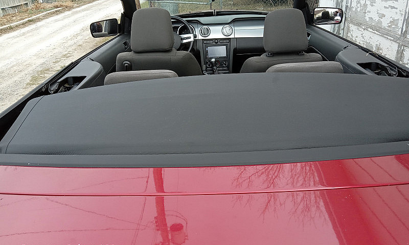 Red Mustang Converti...