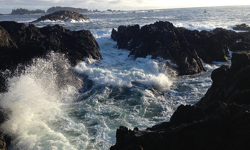 At Sea, Wild Pacific...