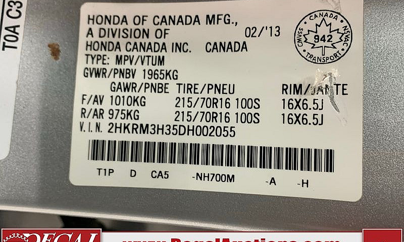 2013 Honda Cr-V...