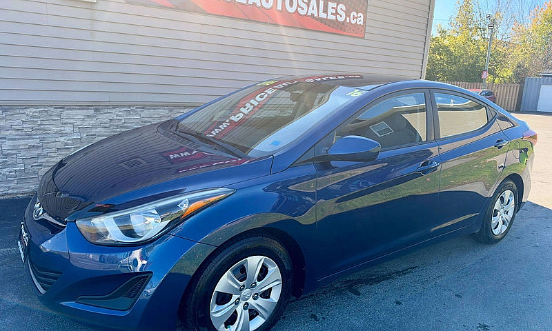 2016 Hyundai Elantra...