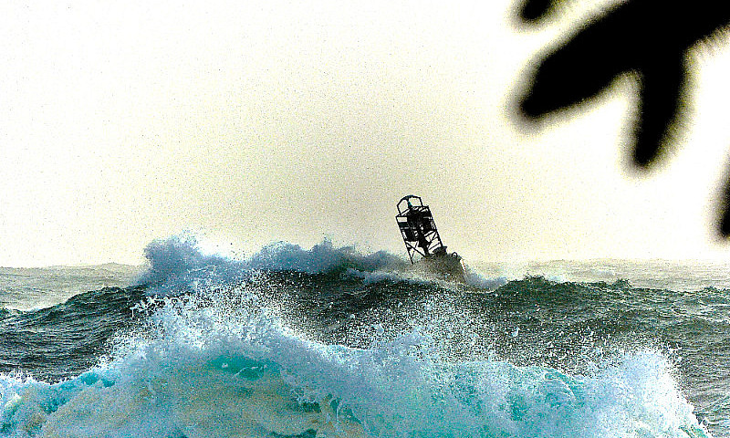 At Sea, Wild Pacific...