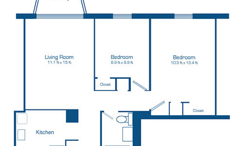2-Bedroom $1749 Nove...