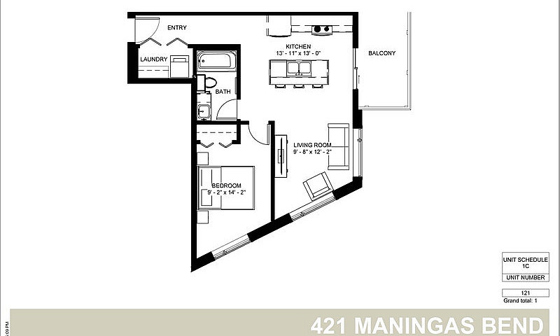 One Bedroom Unit- Br...