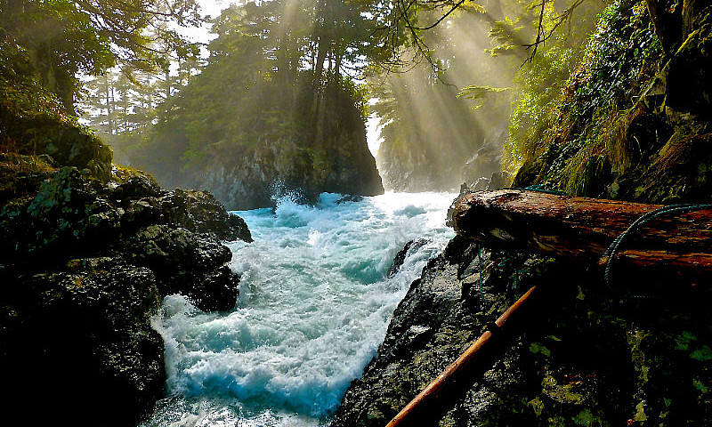 At Sea, Wild Pacific...