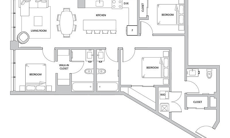 Downtown 2-Bedroom –...