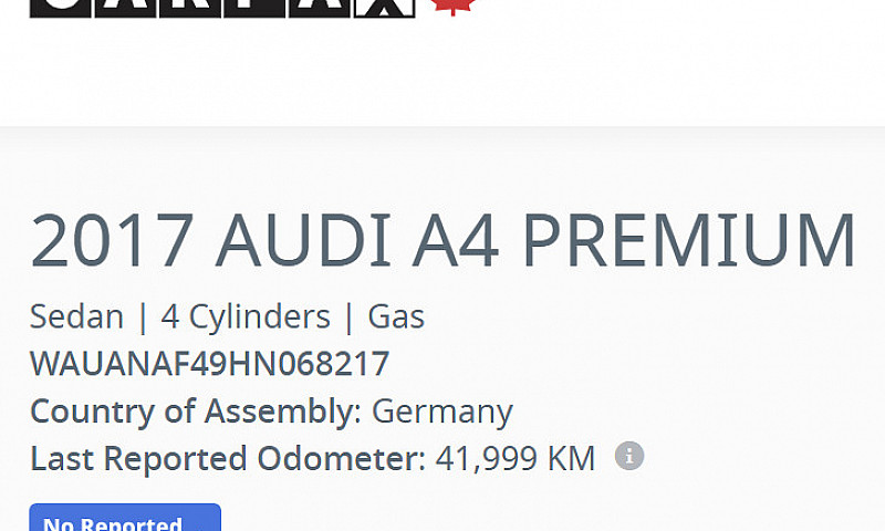 2017 Audi A4 Premium...