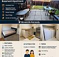 Studio Basement Apartment | Walkout Entrance | Garden Access