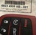 Hellcat Dodge Challenger/charger Red Key