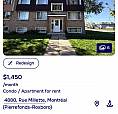 Beautiful 41/2  Apartment,pierrefonds Montreal