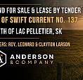 1,118 Ac. + Ag Lease | Rm Of Sc No. 137 | Sale/Lease By Tender