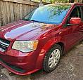Very Clean Red 2014 Dodge Grand Caravan 3.6L V6 7 Pass Mini Van