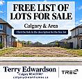Free List Of Lots For Sale Calgary & Area