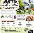Wanted: Whole House With Basement Suite For Rent.