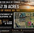 Land For Sale By Tender - Rm Of Morse 165 -  Sw Of Gouldtown