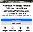 Webster Alberta Acerage For Sale 15.185  2300 Sq Ft House 9600 