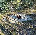 Christopher Lake Lot With Bunkhouse, Power & Decks — $47,900