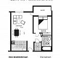1 Bedroom Apartments For October - $1499.00