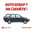 Auto Scrap à Vendre ? ☎️1-833-300-9097 ☎️