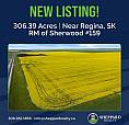 306.39 Acres | Rm Of Sherwood # 159 | Near Regina, Sk