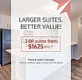 Vista Apartments - 1 Bedroom 2 Bath Apartment For Rent