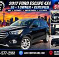 2017 Ford Escape Se 4Wd-Backup Camera-1 Owner-Only 120Kms-Cert