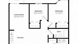 For Sublet 2 Bedroom 1 Bathroom Apartment