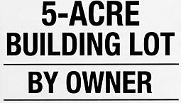5-acre Lot. Retire And Build Your Dream Homr