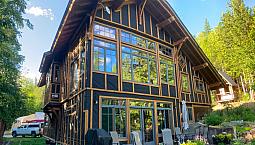 Beautiful Timber Frame Home For Sale In The Lardeau Valley