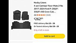 Husky X-Act Contour Floor Mats