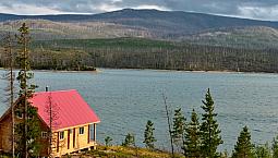 Wilderness Cabin On The Lake For Sale