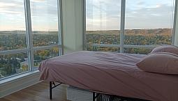 Top-Floor Penthouse Near U Of C & Brentwood Lrt. Mountain Views,