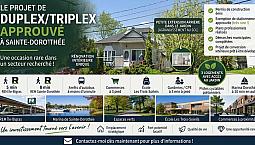Investisseurs – Opportunité Rare À Sainte-Dorothée (Laval)