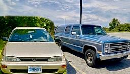 1994 Corolla & 1986 Chevrolet Suburban