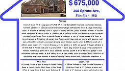 Luxurious Furnished House For Sale In Flin Flon !