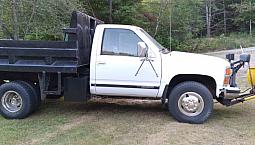 Gmc 4X4 Dump Plow Truck